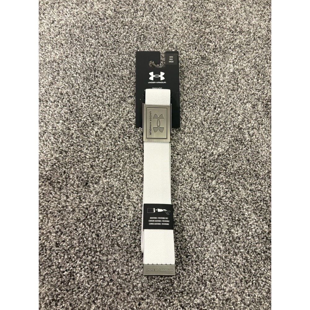 Under‎ Armour Belt - White - Webbing Belt One Size Fits Most NWT